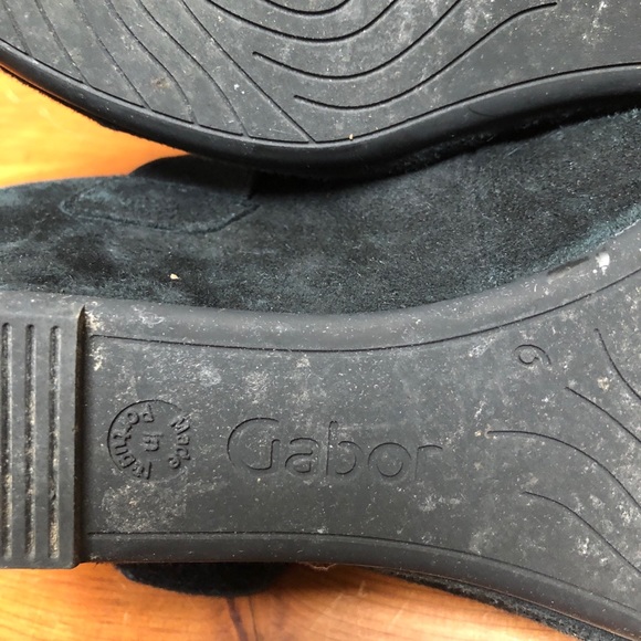 Gabor 55-362 black Mary Jane wedges sz 8.5 (UK 6) - Picture 9 of 10